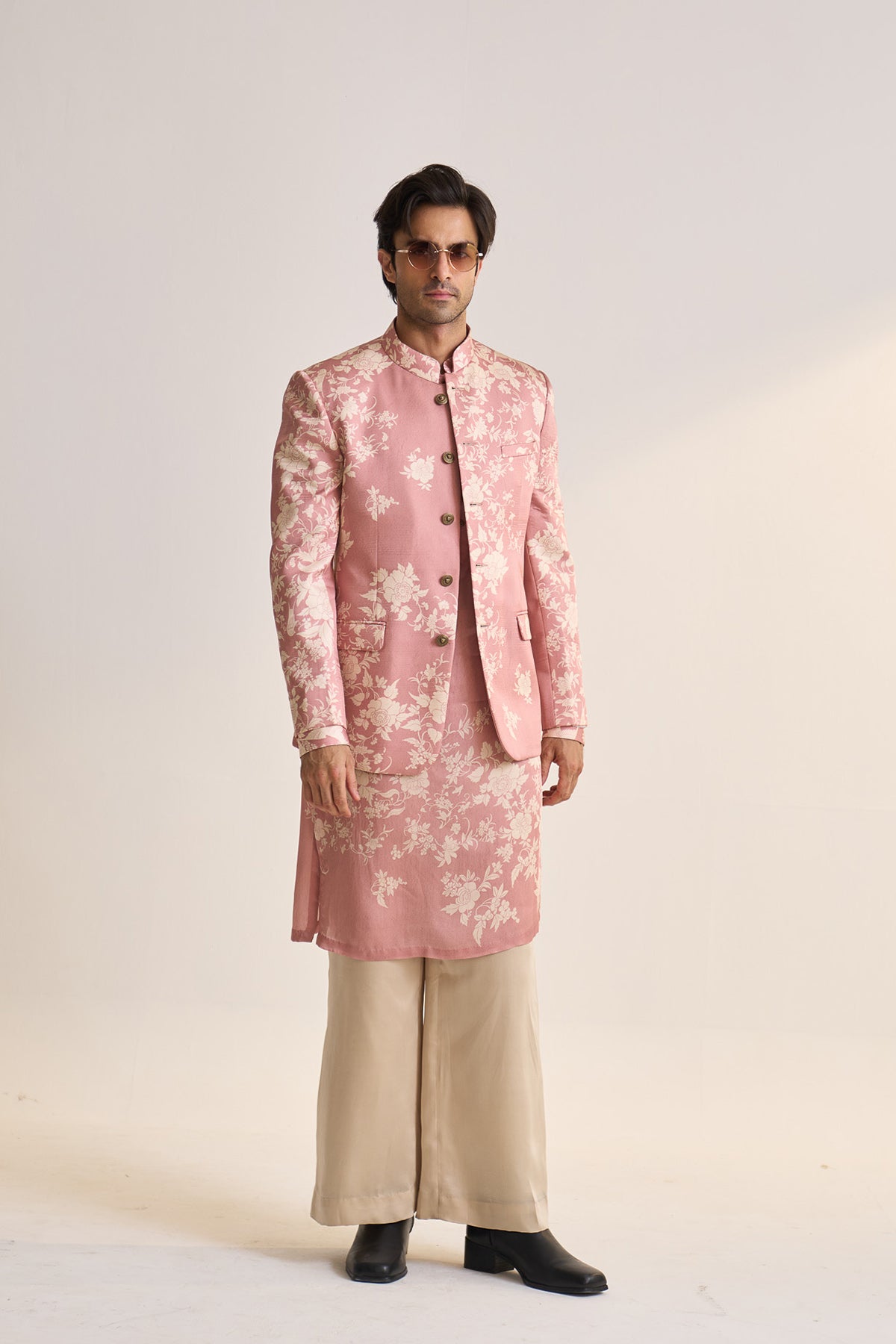 Summer parsi printed bandhgala