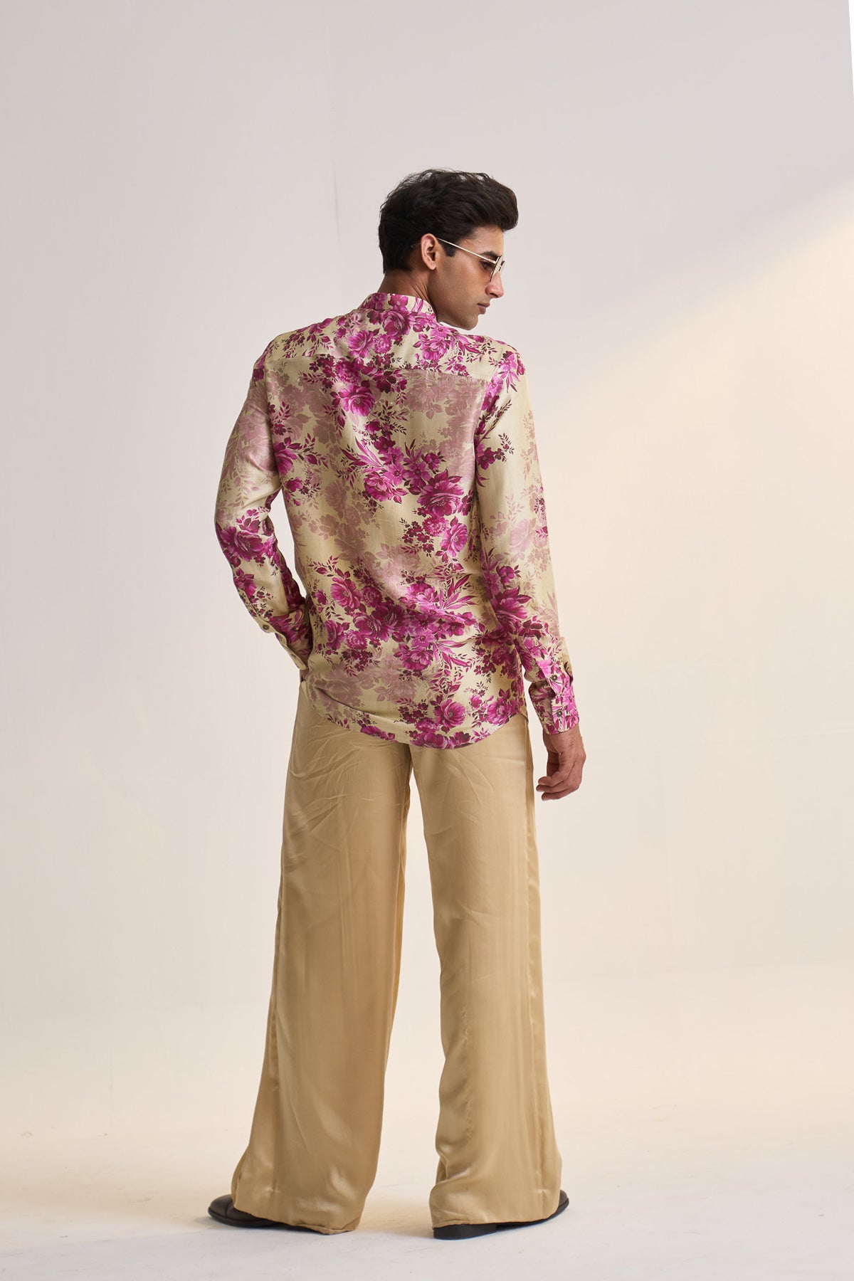 Pink moon printed shirt