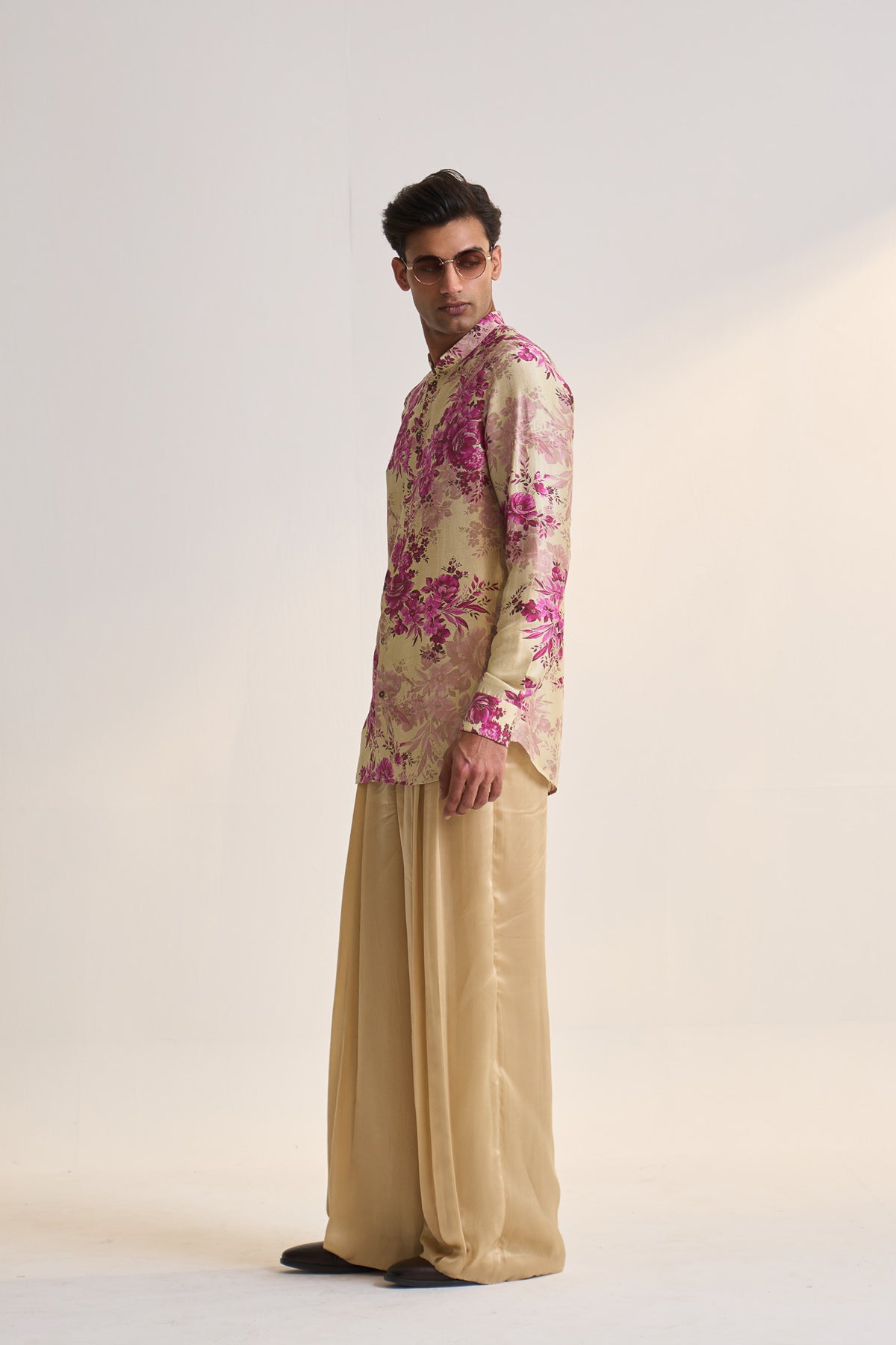 Pink moon printed shirt