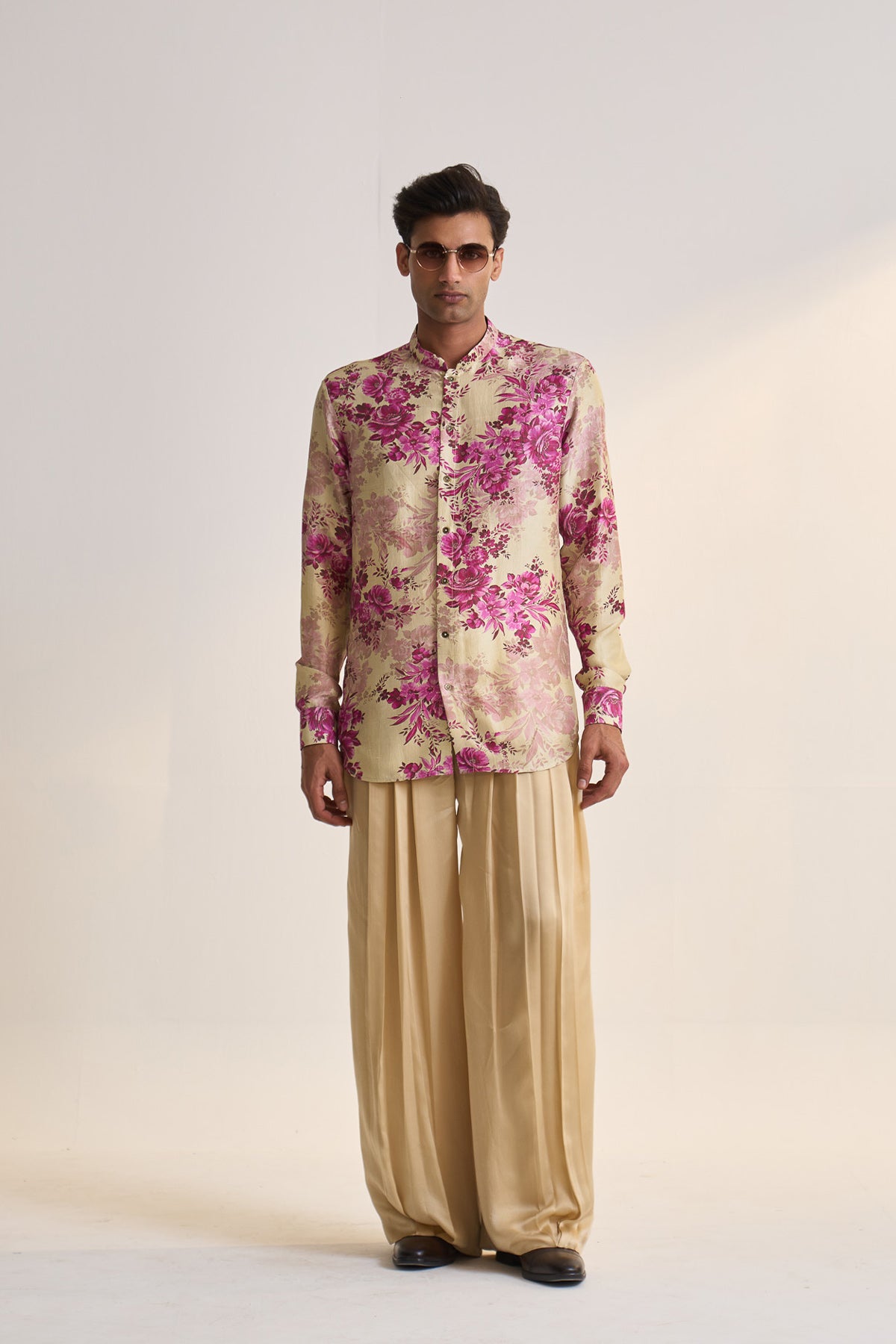 Pink moon printed shirt