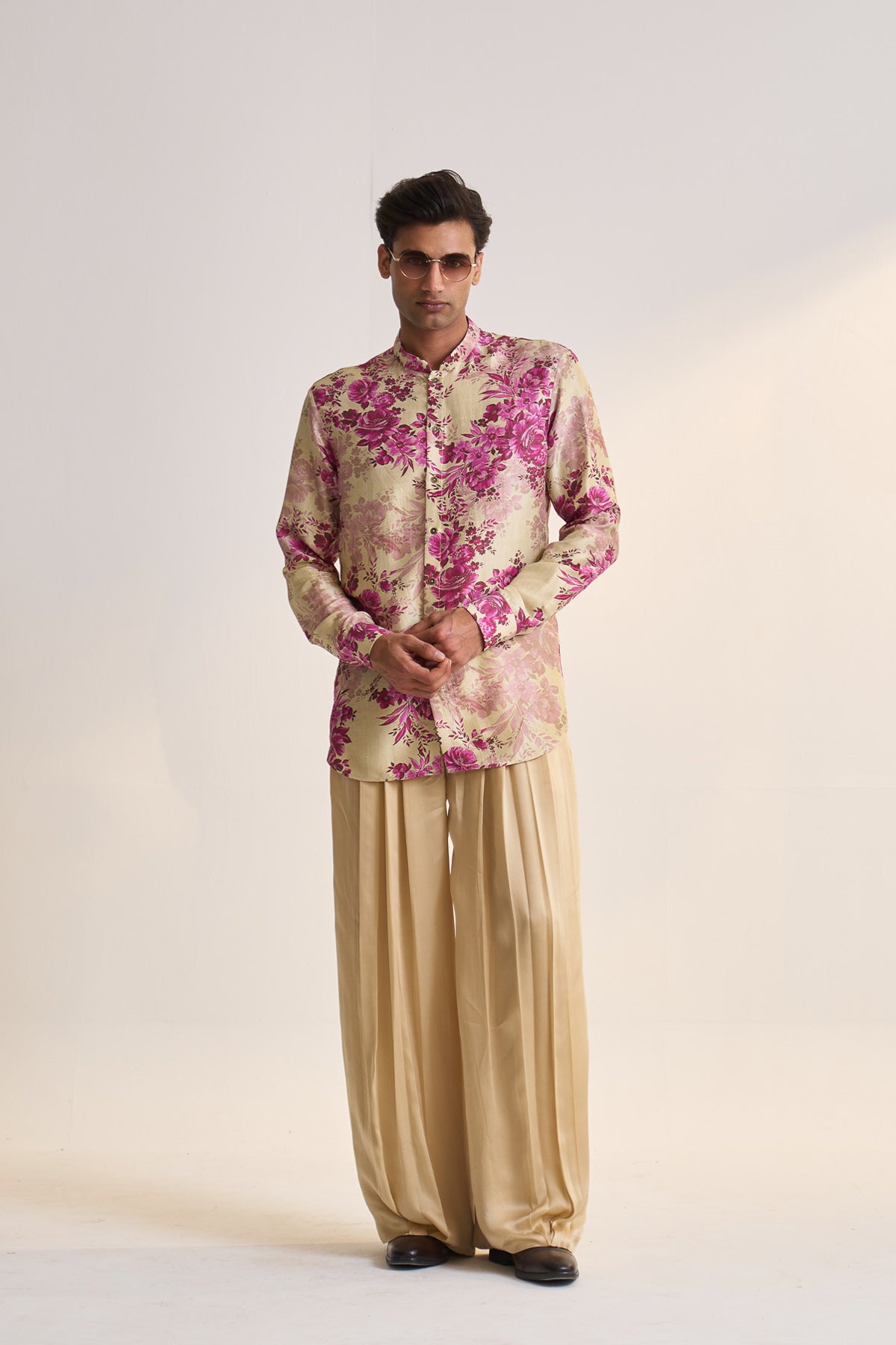 Pink moon printed shirt