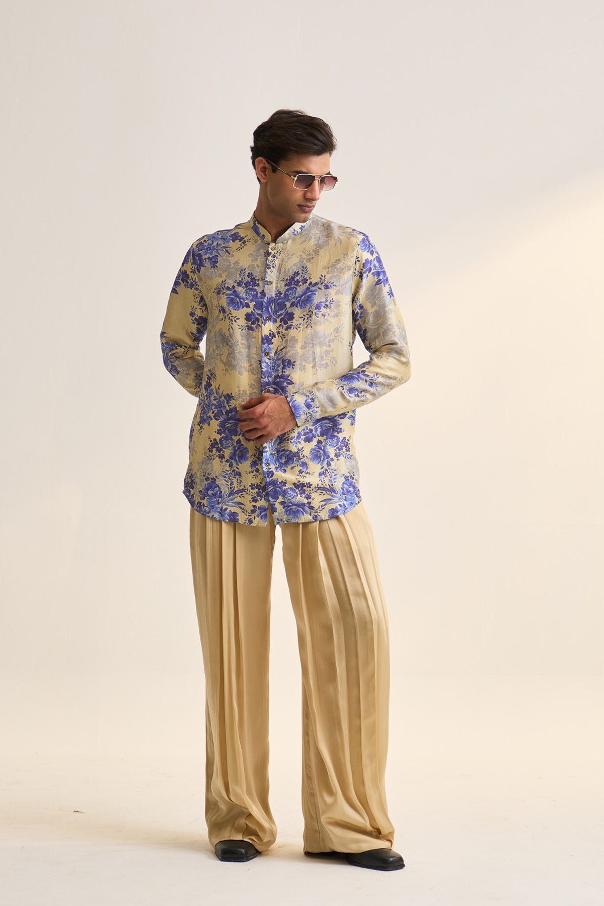 Blue moon printed shirt