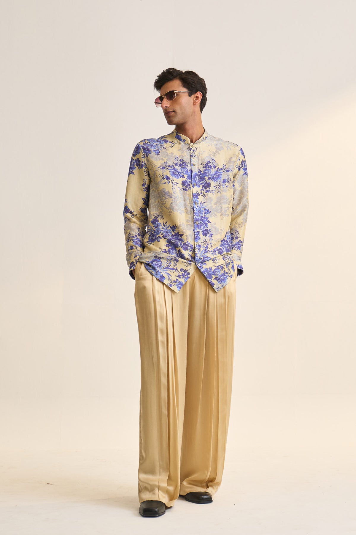 Blue moon printed shirt