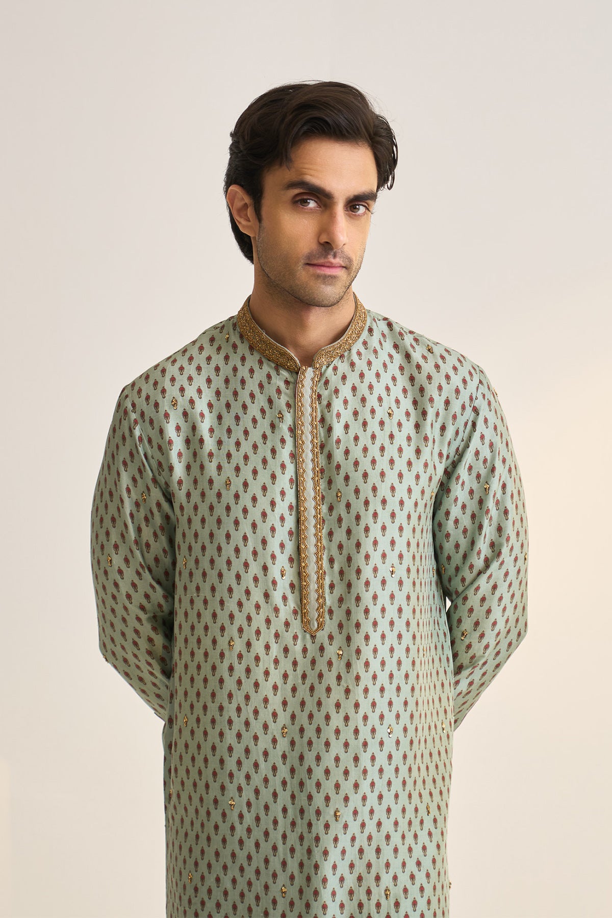 Royal summer ebellished kurta set