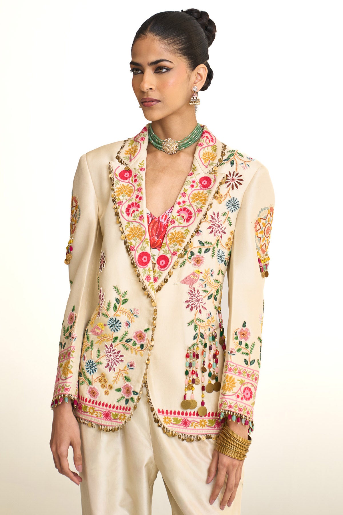 Noor-e-kashmir Blazer pant set