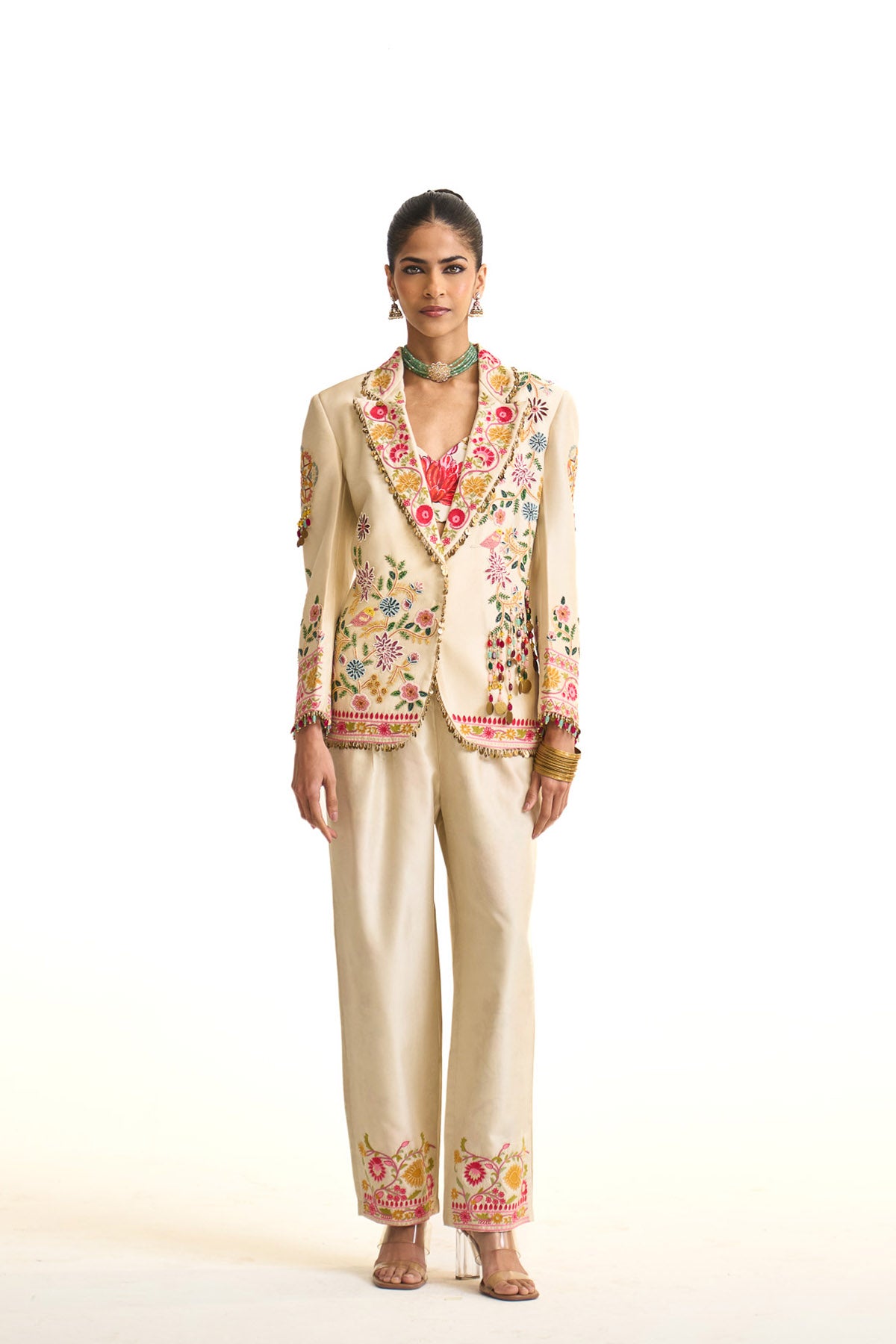 Noor-e-kashmir Blazer pant set