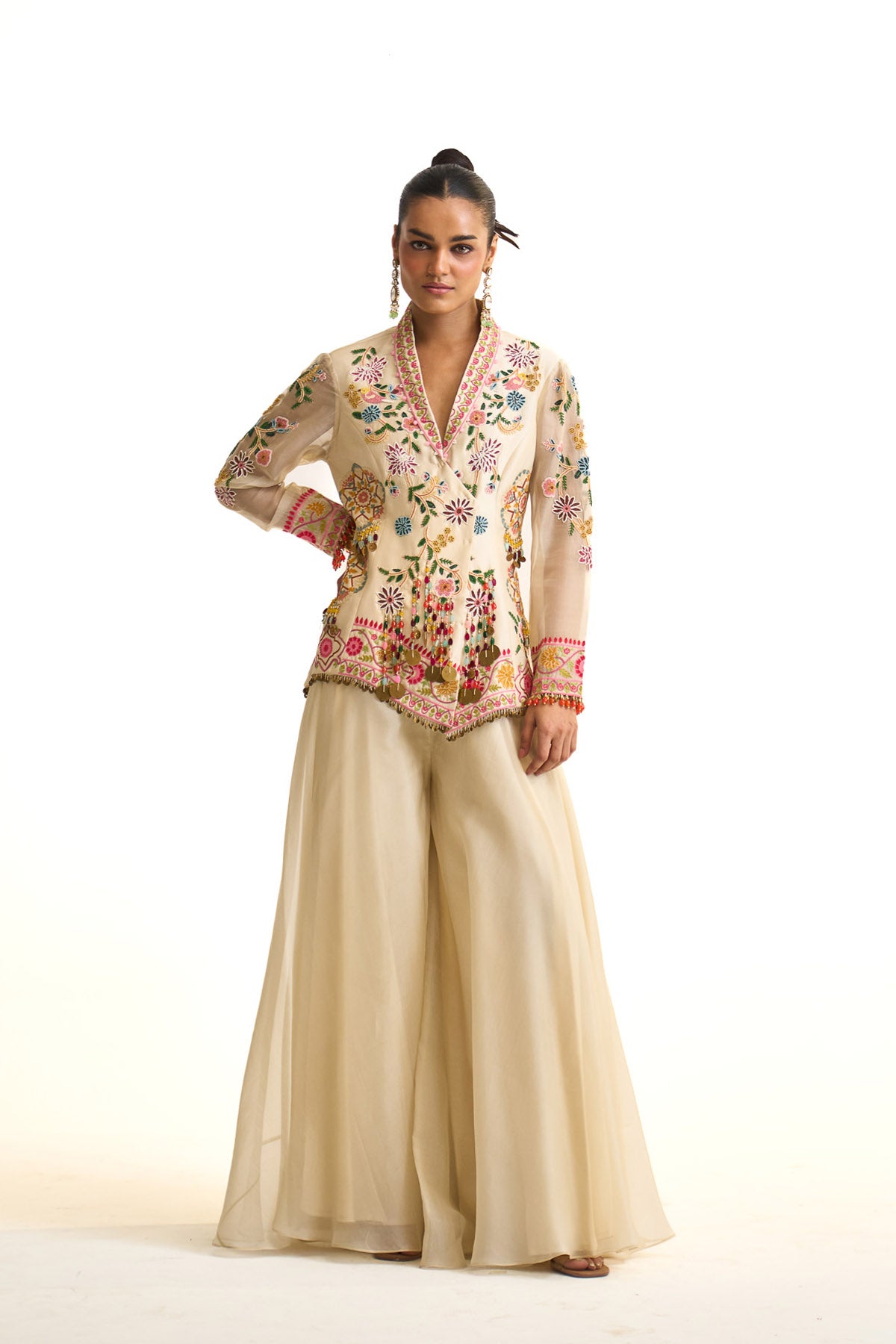 Noor-e-kashmir Heavy jacket set
