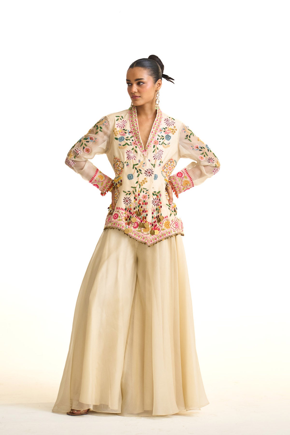 Noor-e-kashmir Heavy jacket set