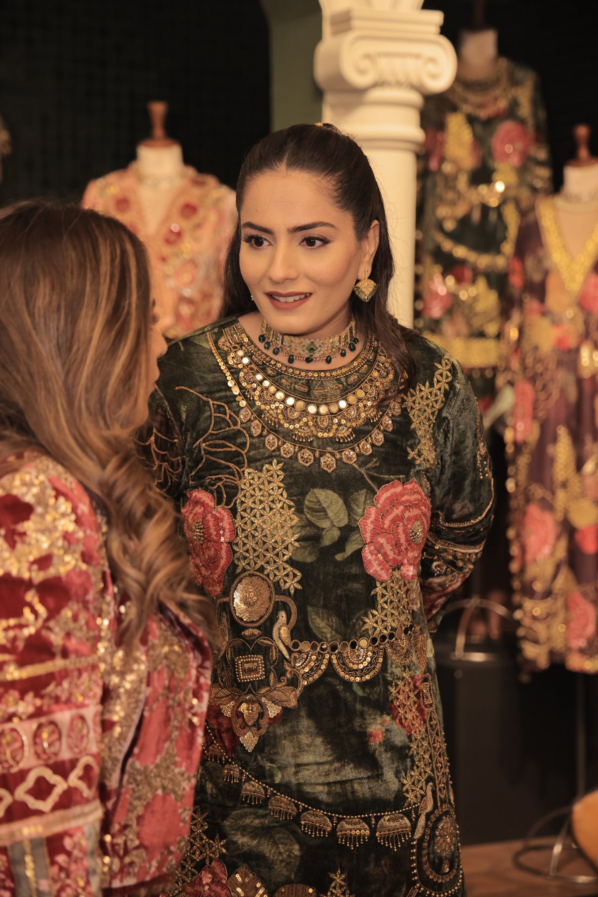 Surbhi In High low kurta set