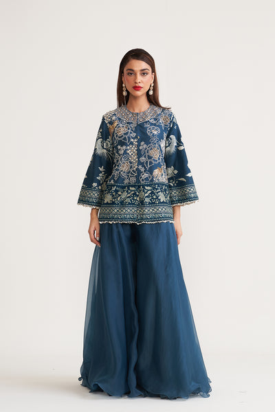 Parsi shirt and sharara set