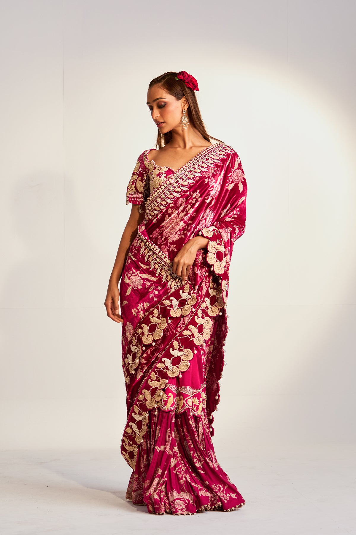 Sharara saree