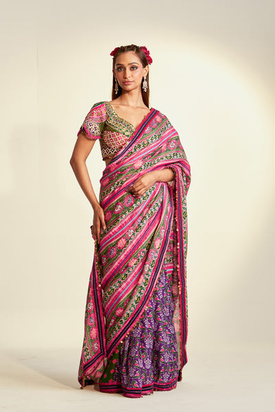 Patola open saree