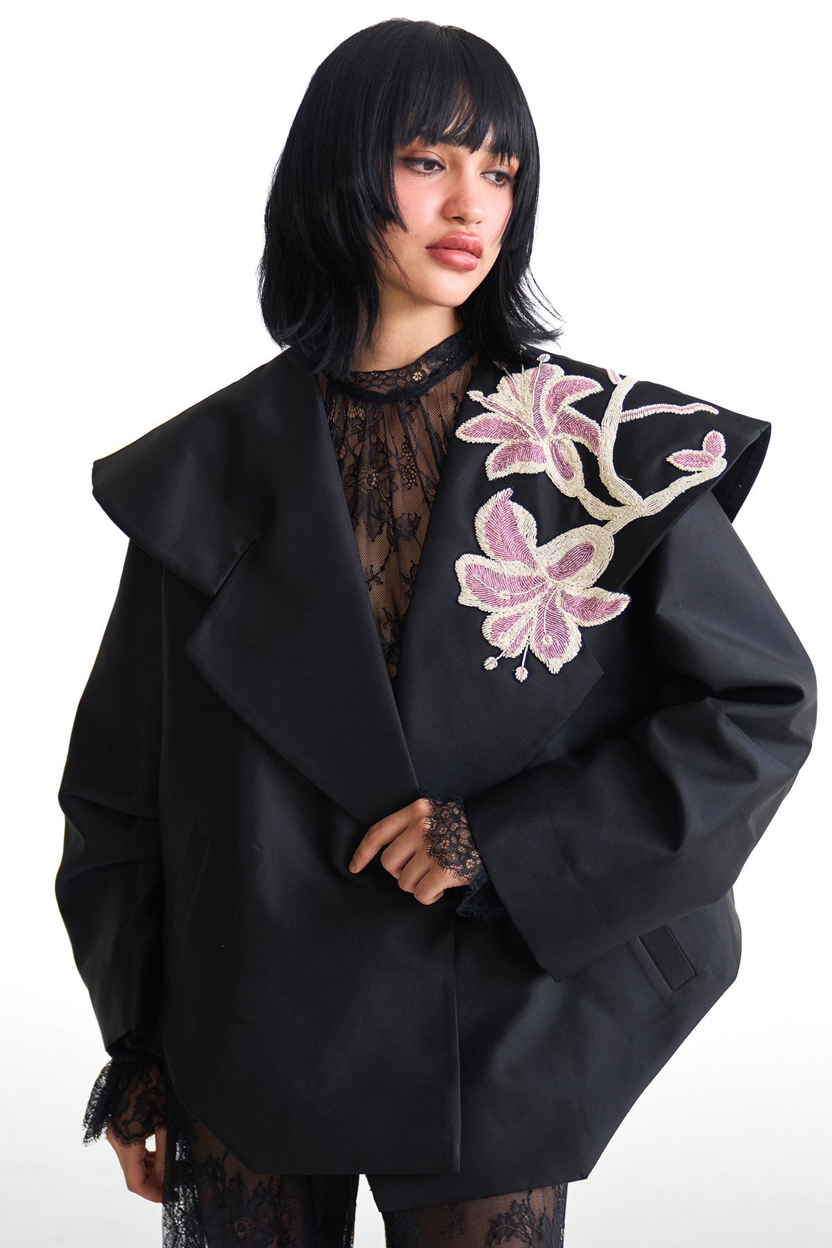 Pearl lily oversize jacket