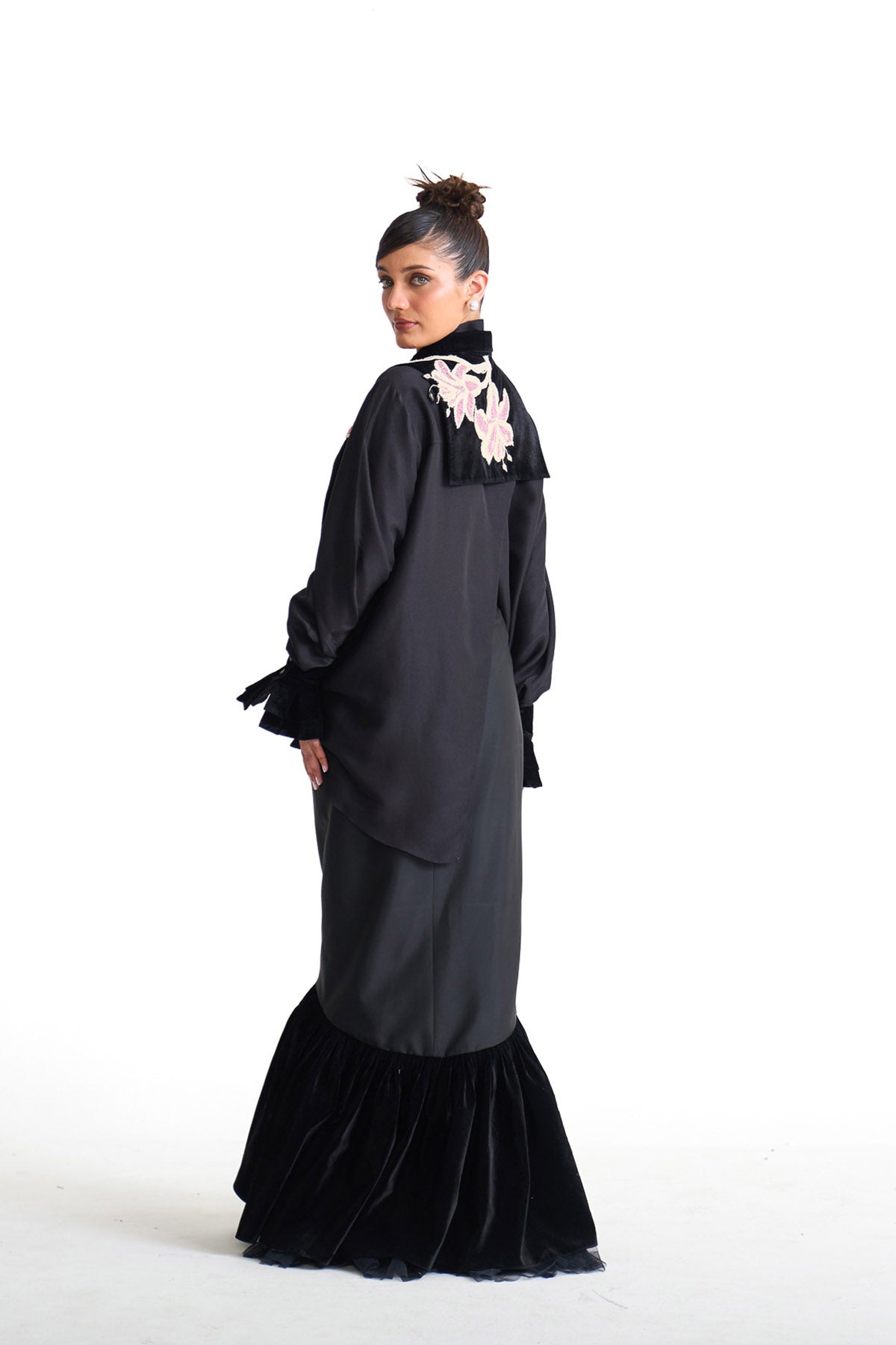 Pearl lily fish cut skirt