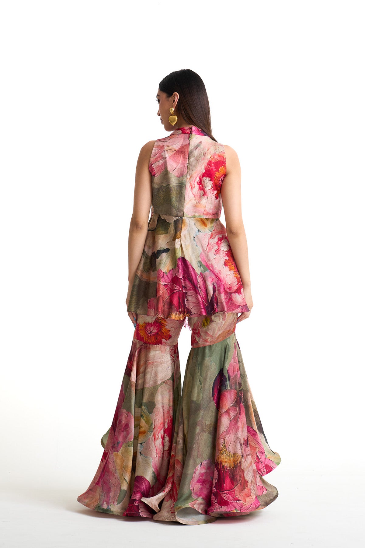 Petal story peplum set