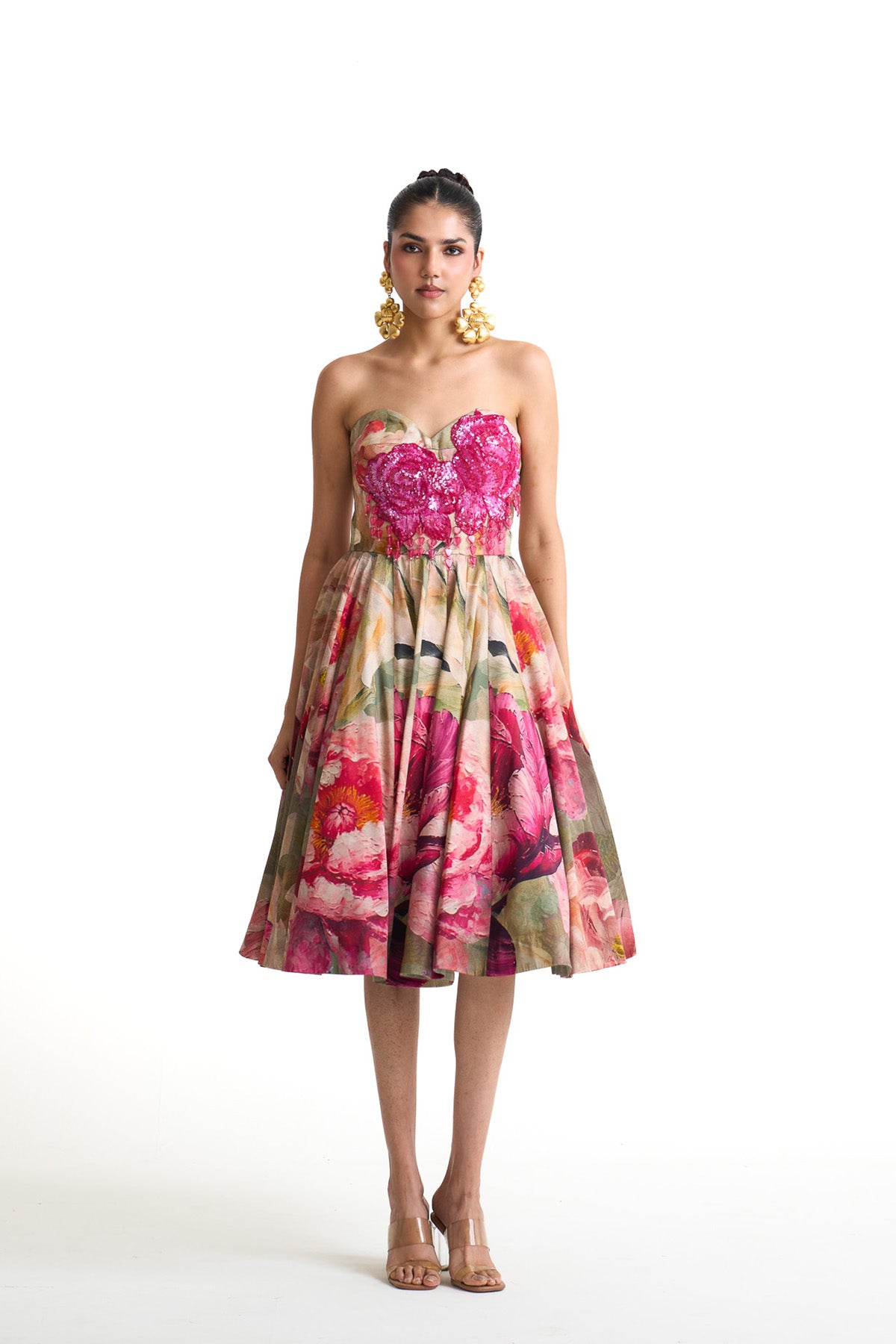 Petal story corset dress