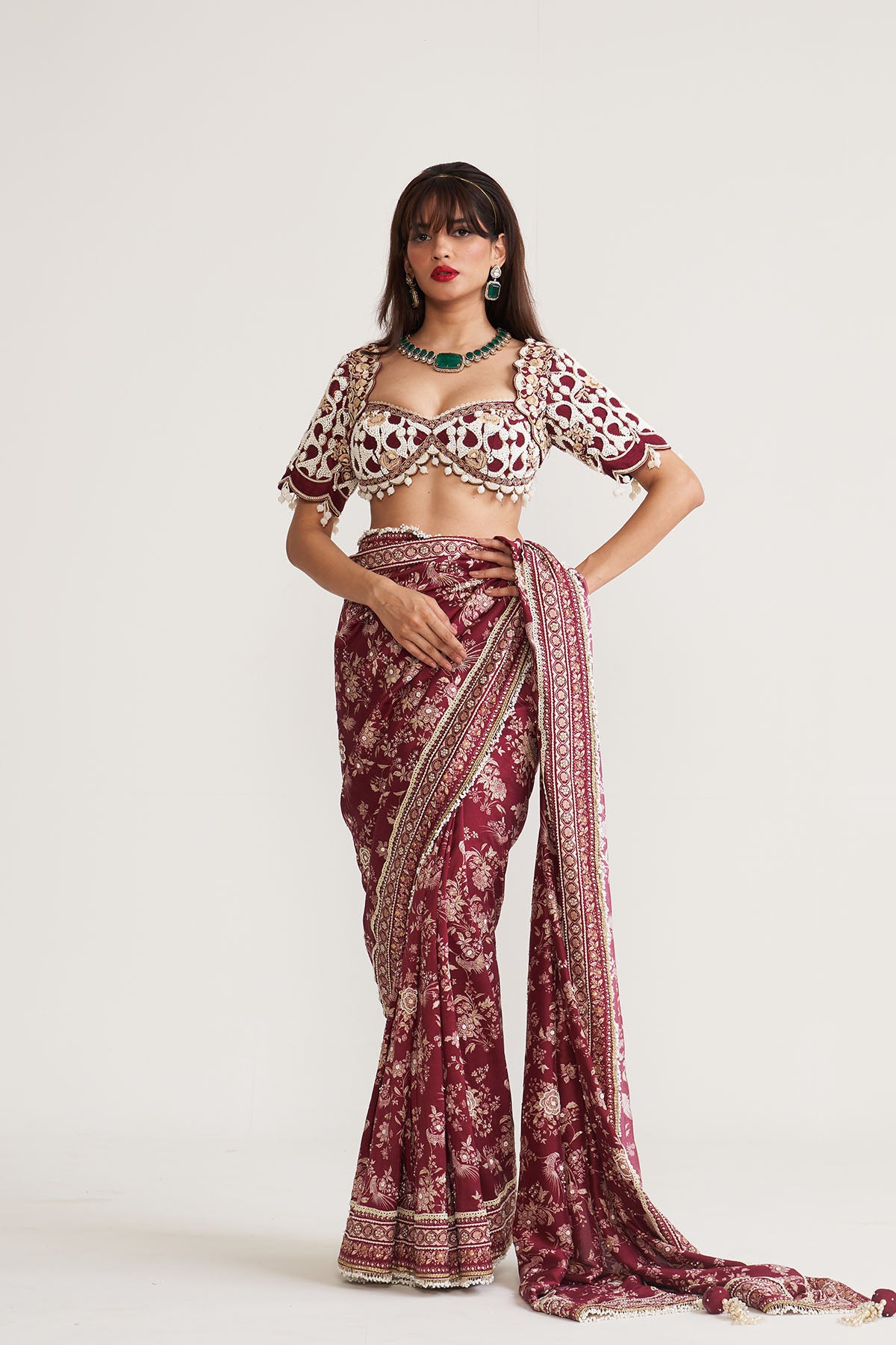 chandni raag parsi saree