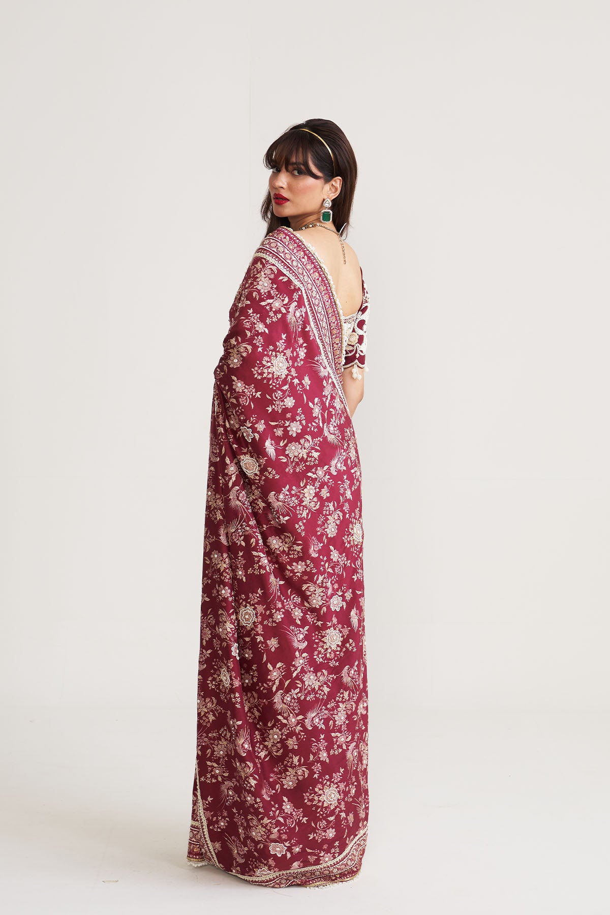 chandni raag parsi saree