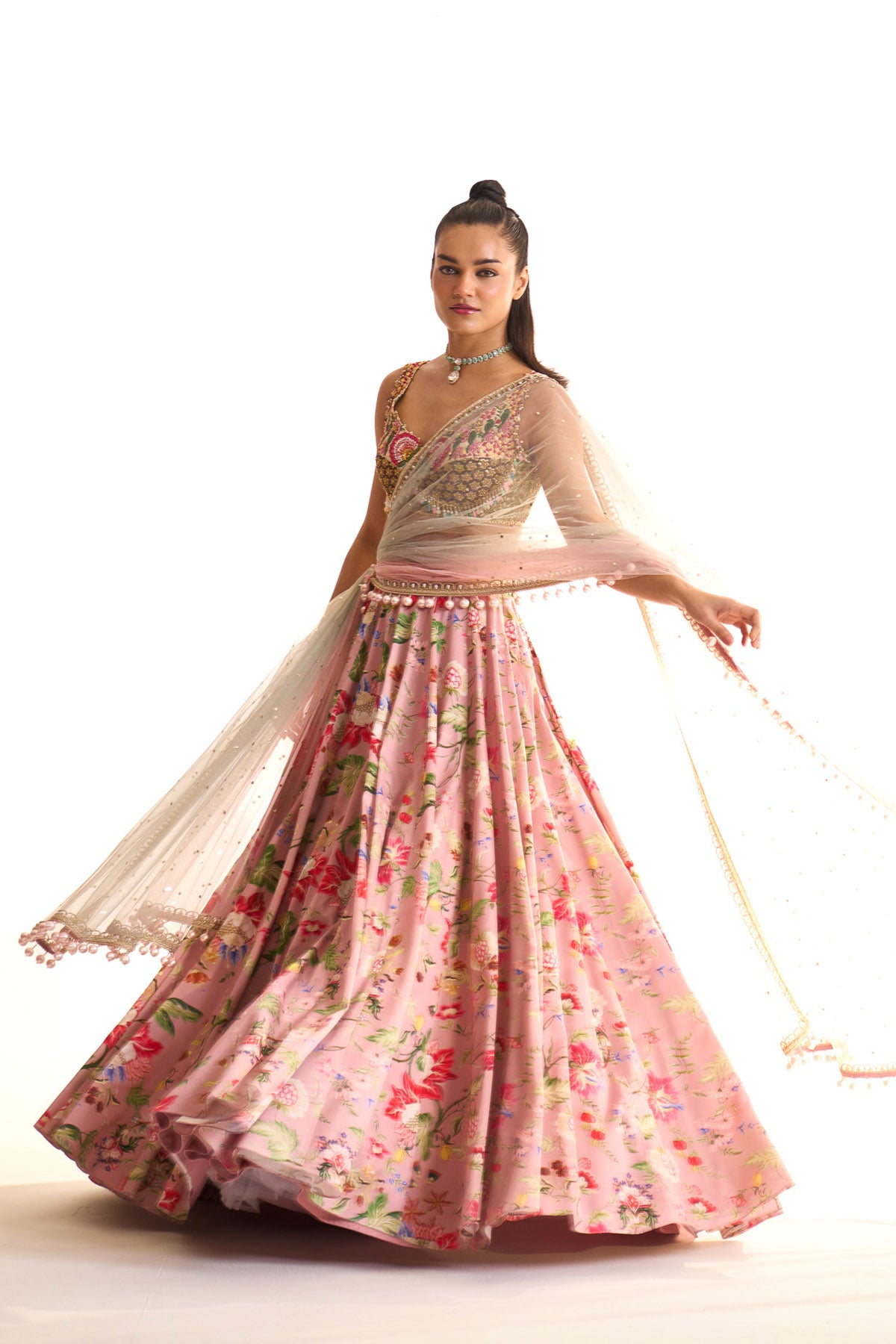 Garden story lehenga set
