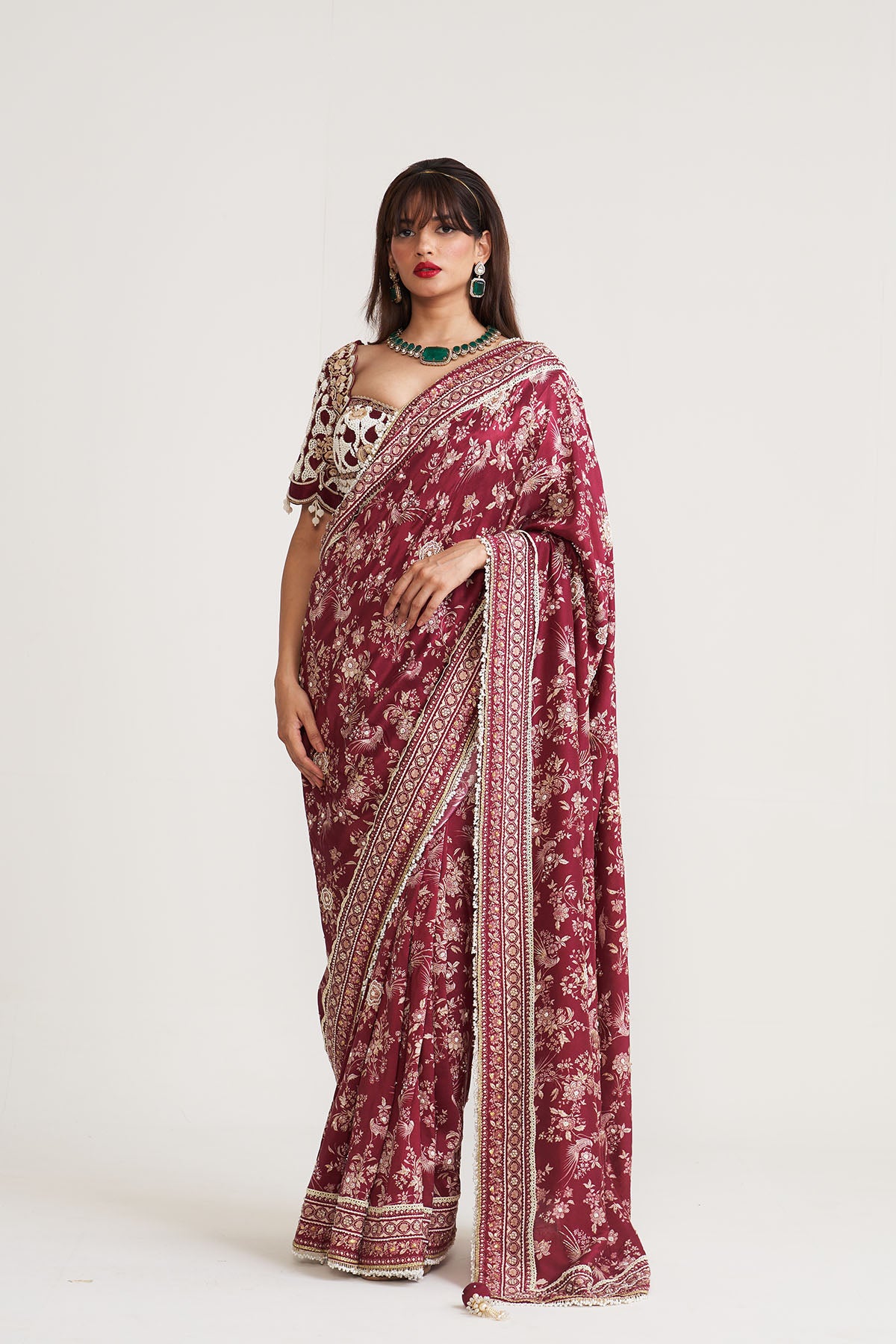 chandni raag parsi saree