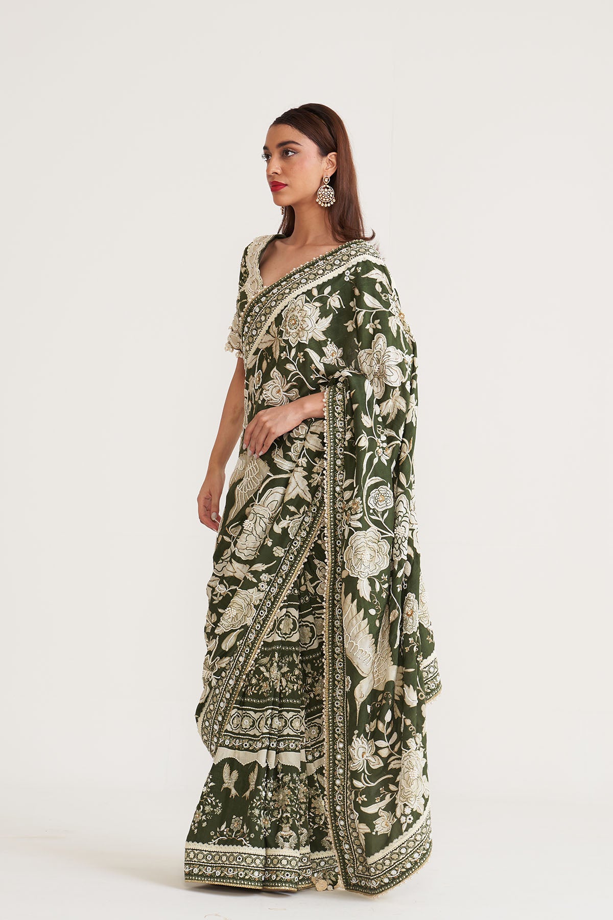 Bahar-e-gara parsi saree