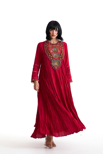 Mor pankh a line yoke anarkali
