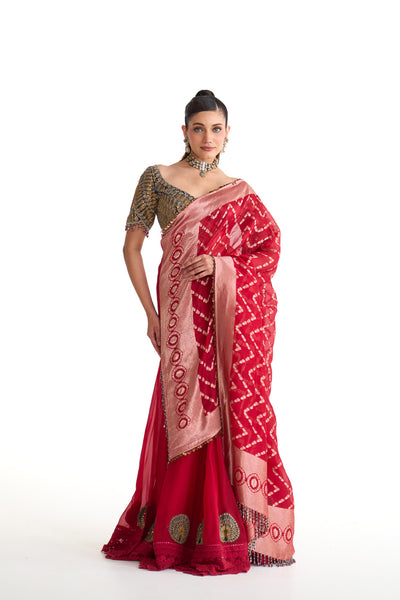 Mor pankh saree