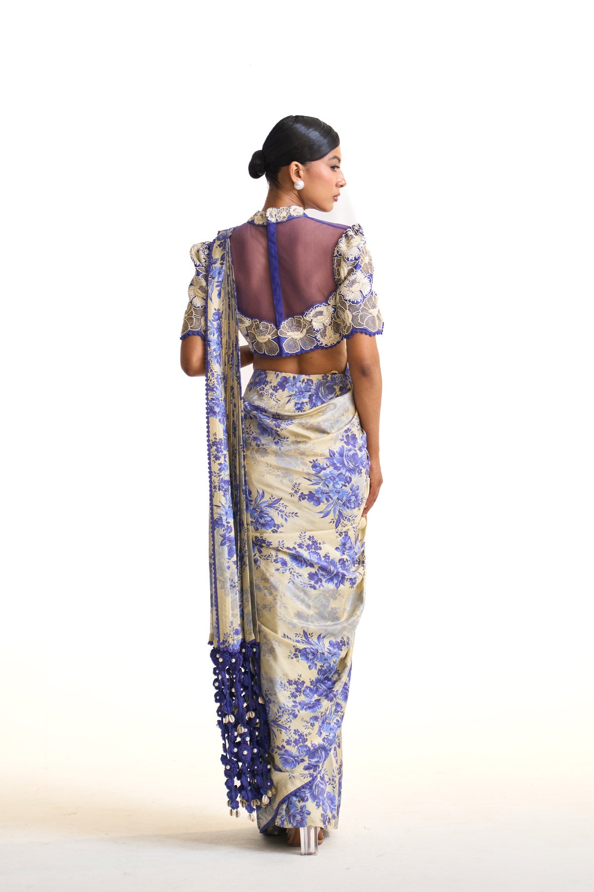 Blue Moon drape saree