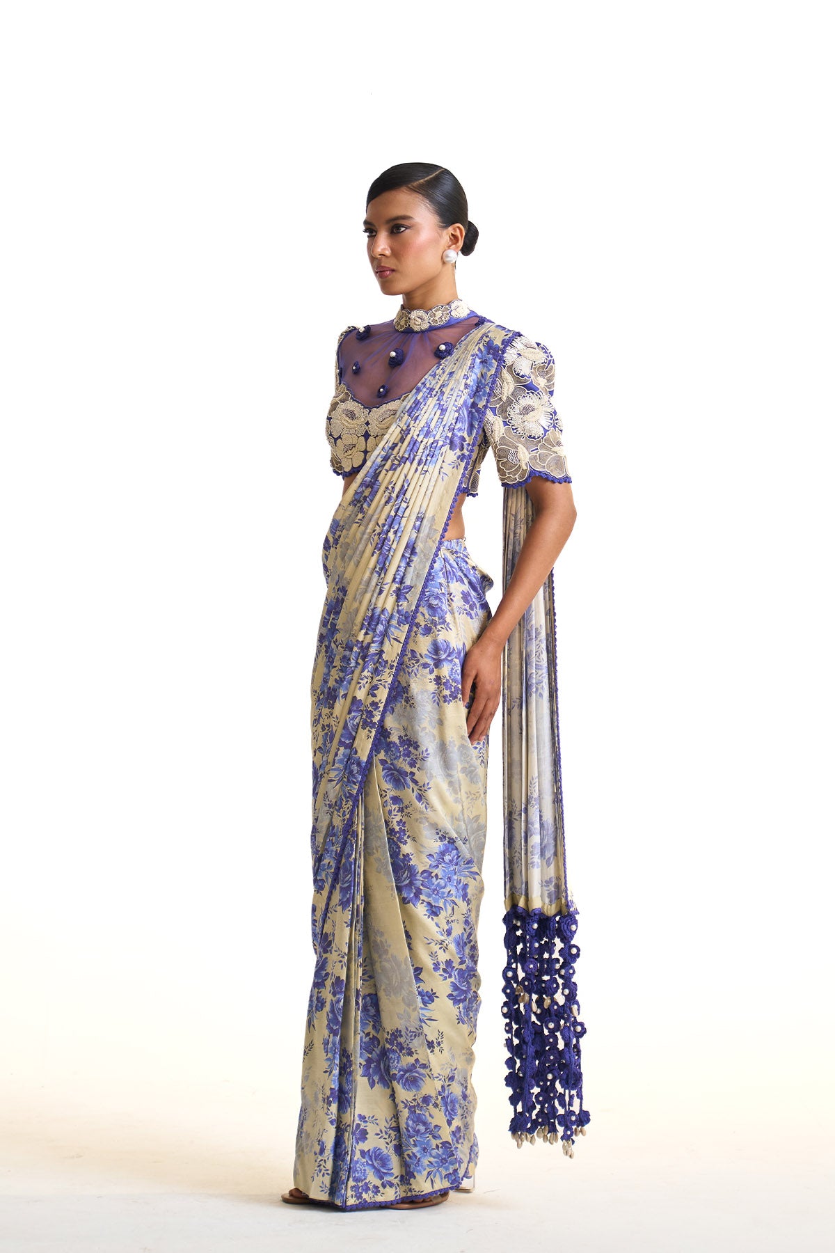 Blue Moon drape saree