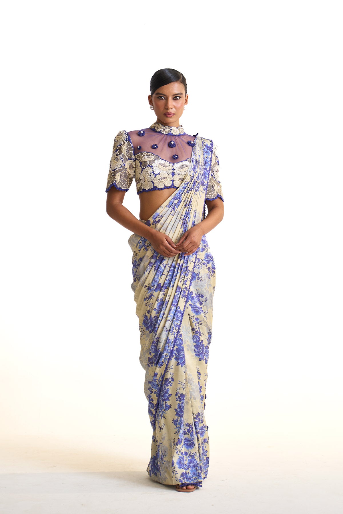 Blue Moon drape saree