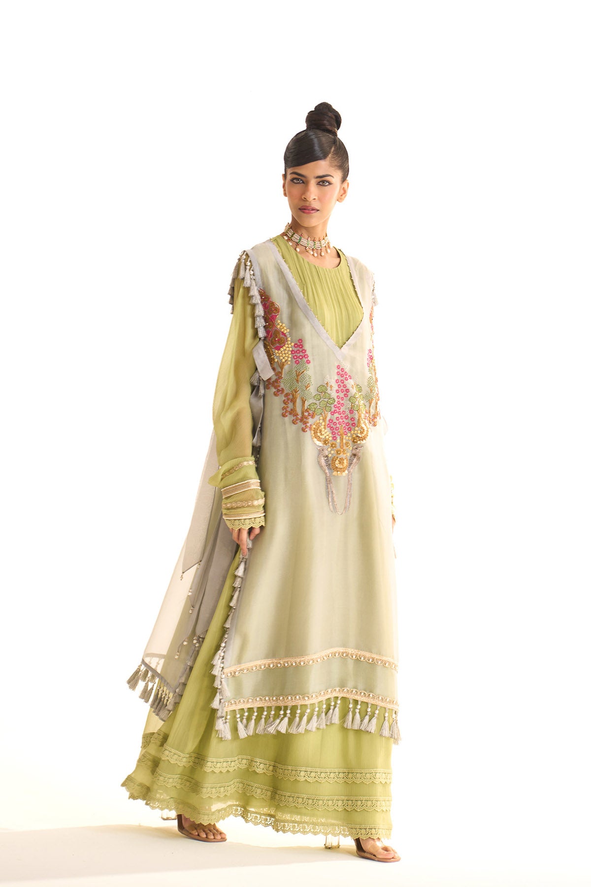 Garden story knot dress