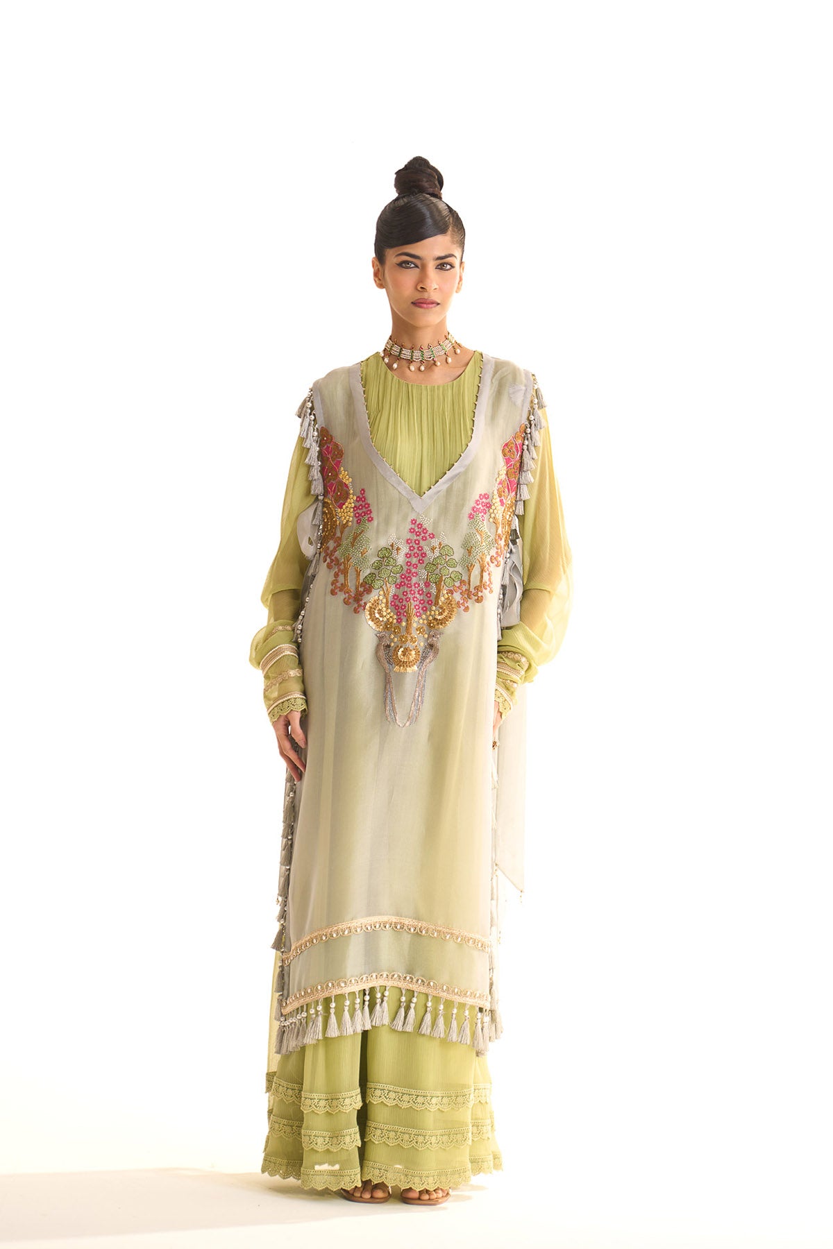 Garden story knot dress