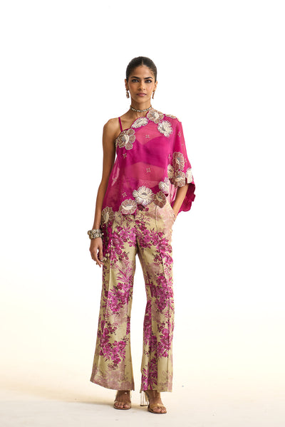 Pink moon one shoulder set