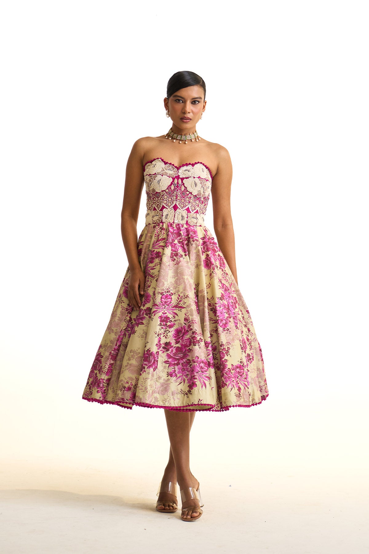 Pink moon Corset dress
