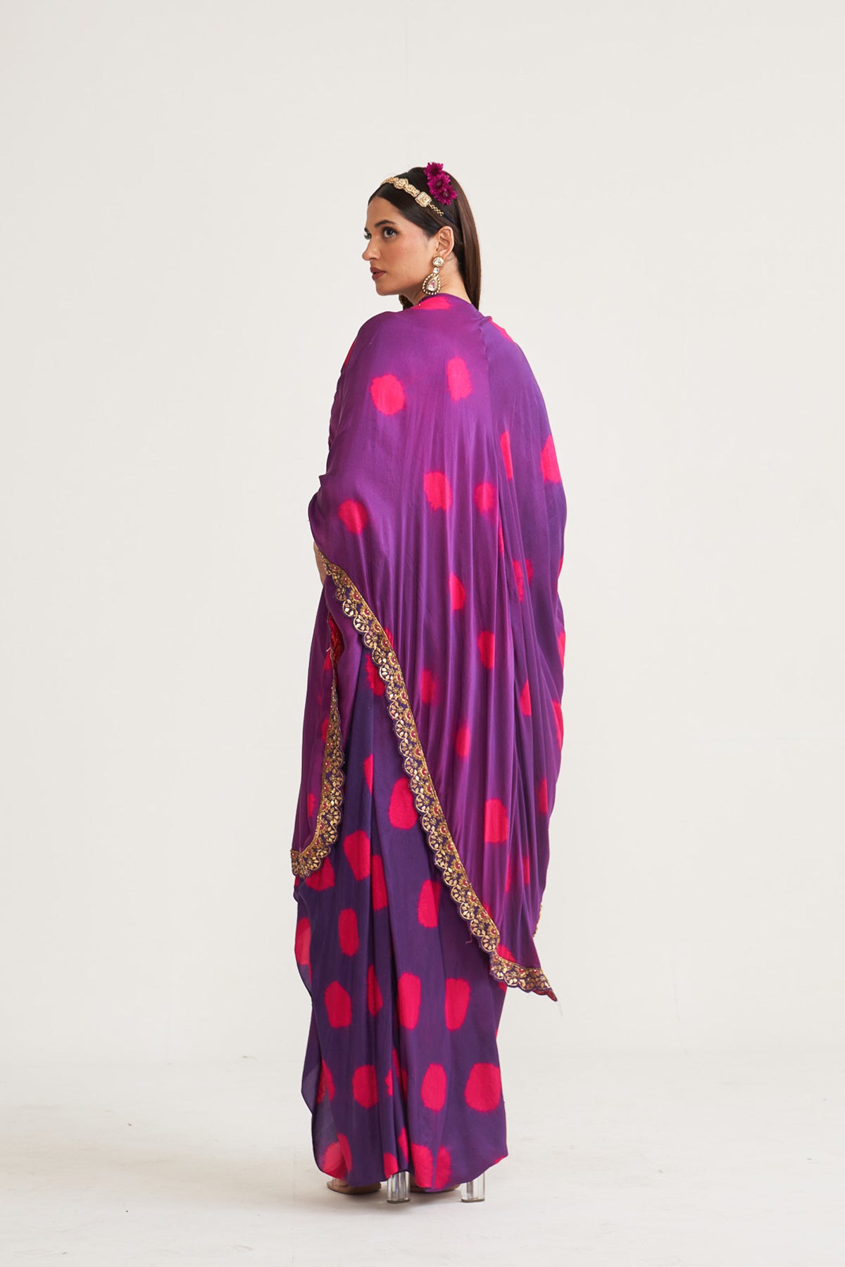 Tie and dye cape set