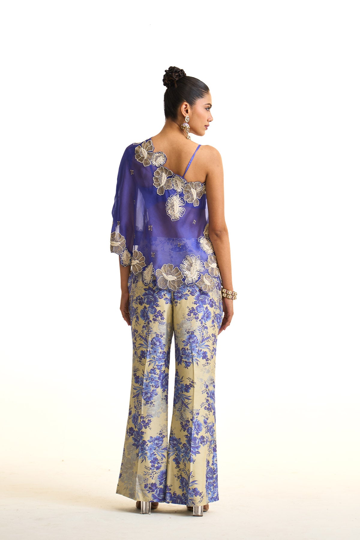Blue moon one shoulder set