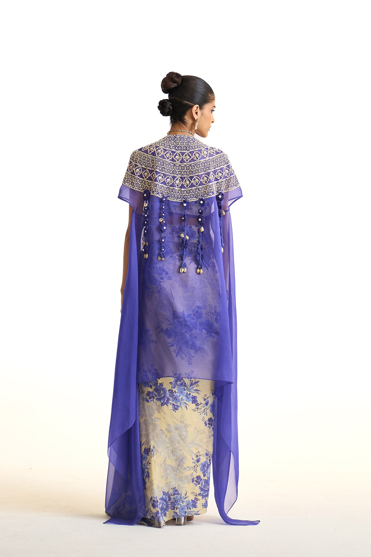 Blue moon Cape & drape skirt set
