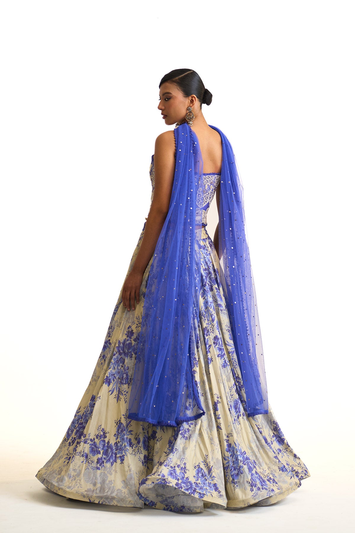 Blue moon croset top set