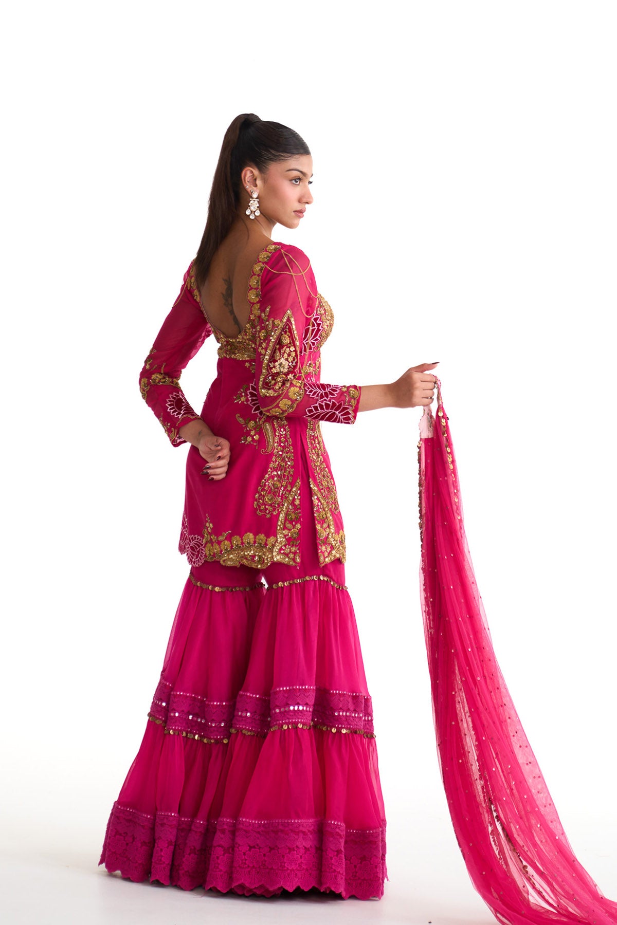 Rani lotus straight suit set