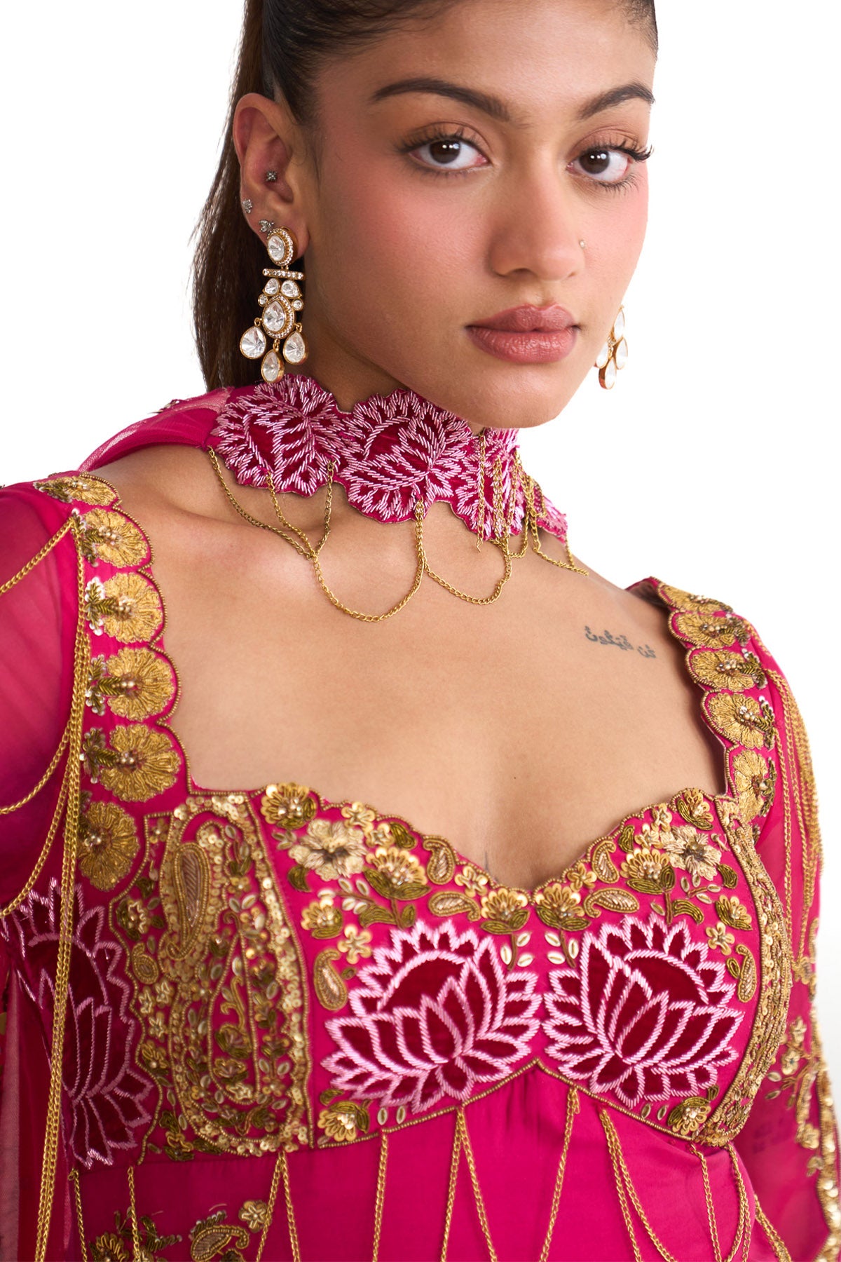 Rani lotus straight suit set