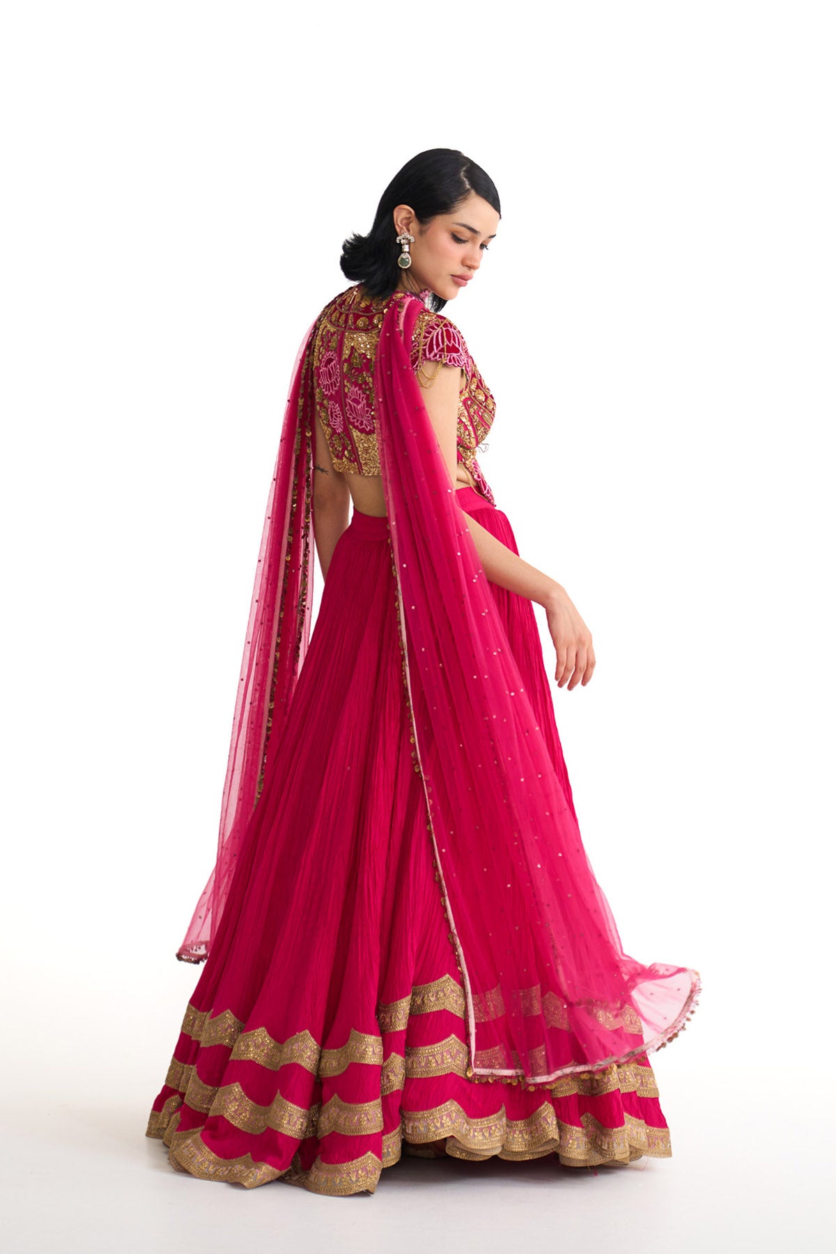 Rani lotus crop top set