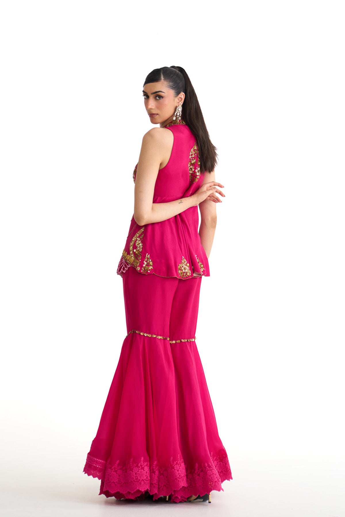 Rani lotus peplum set