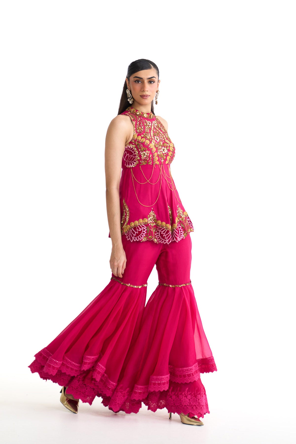 Rani lotus peplum set