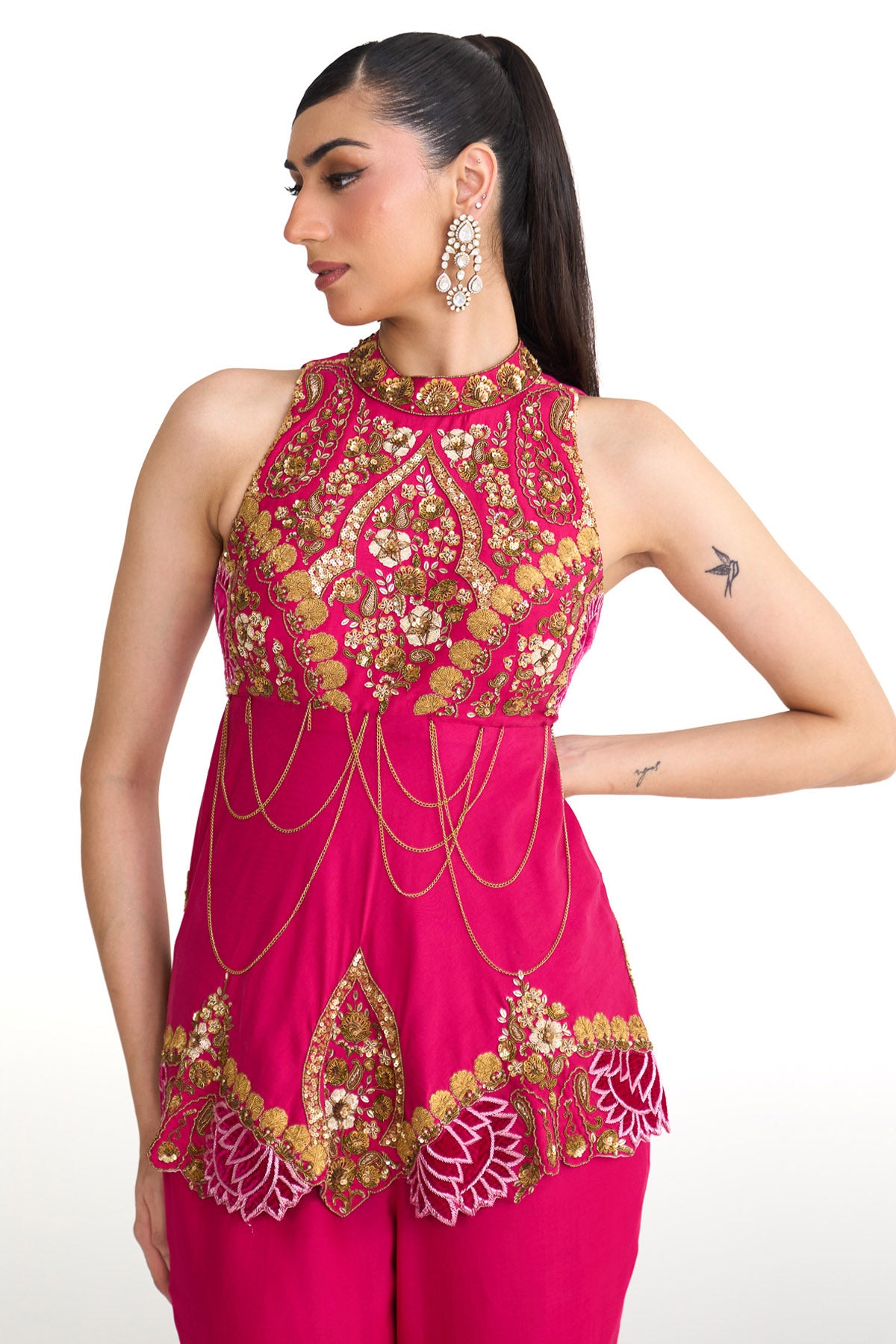 Rani lotus peplum set