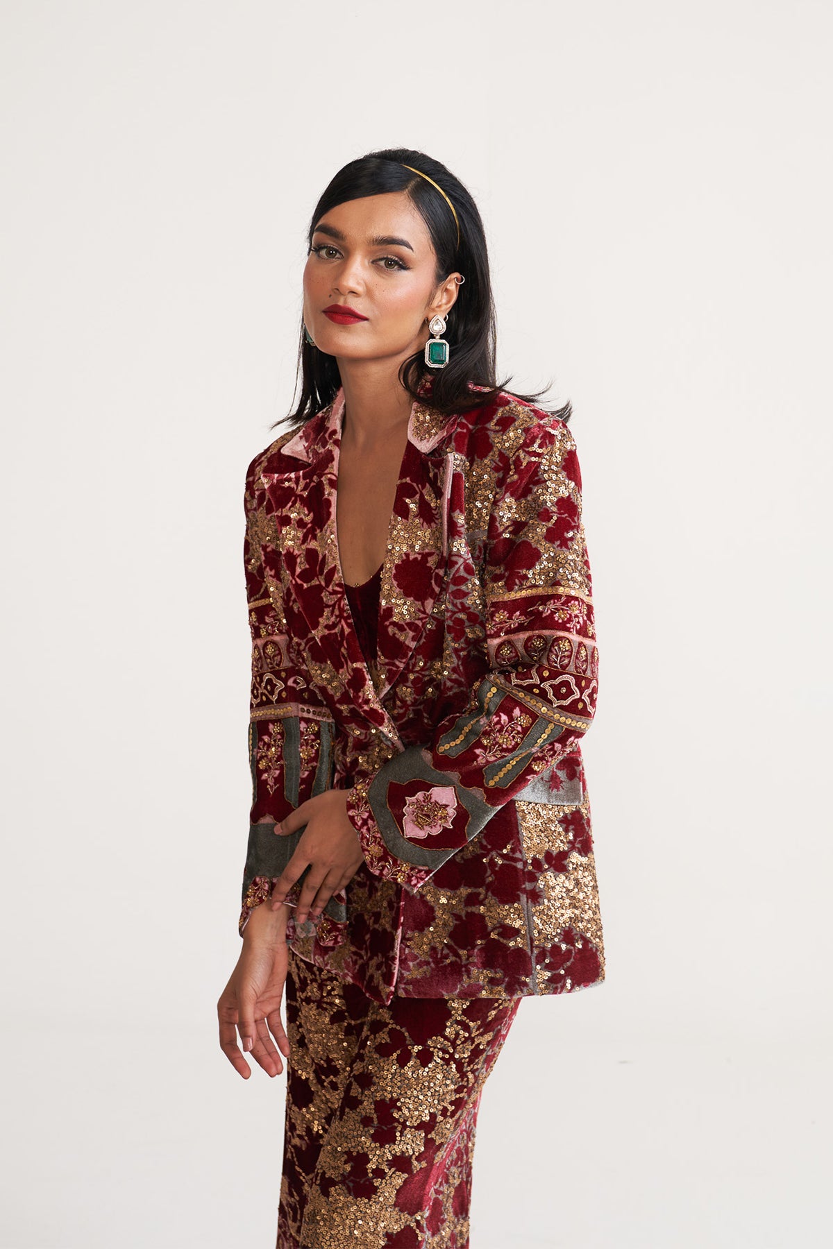 Blazer bell bottom set