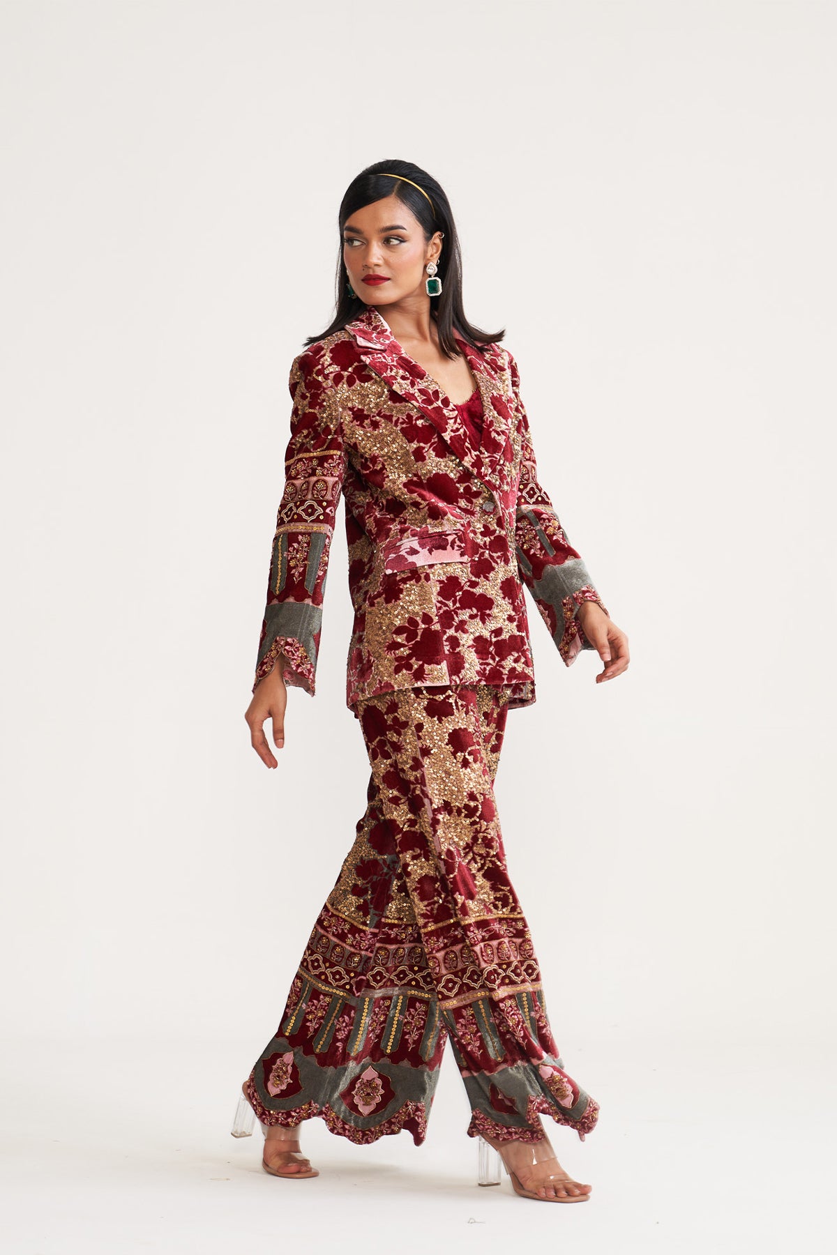 Blazer bell bottom set