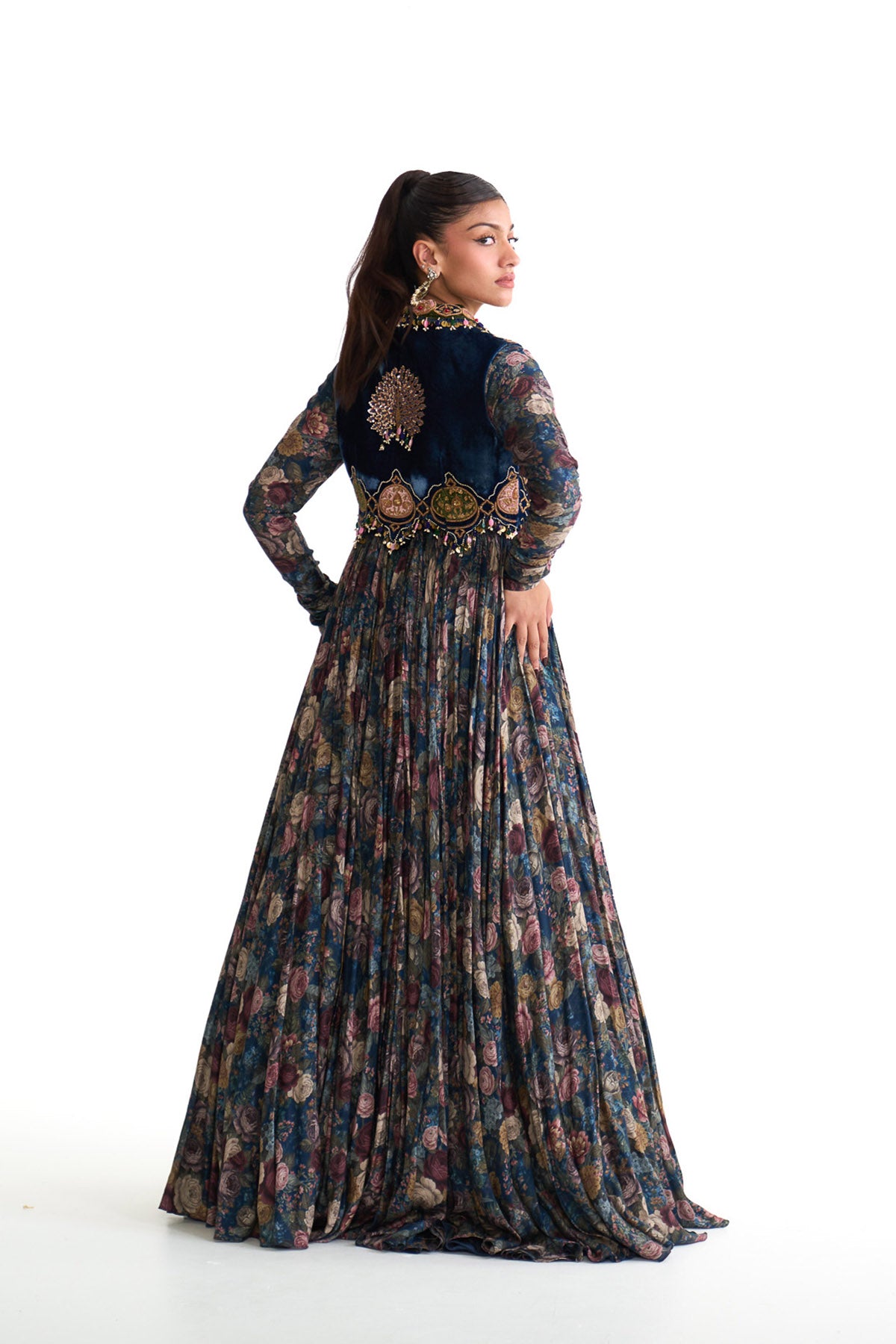 Royal vintage anarkali set