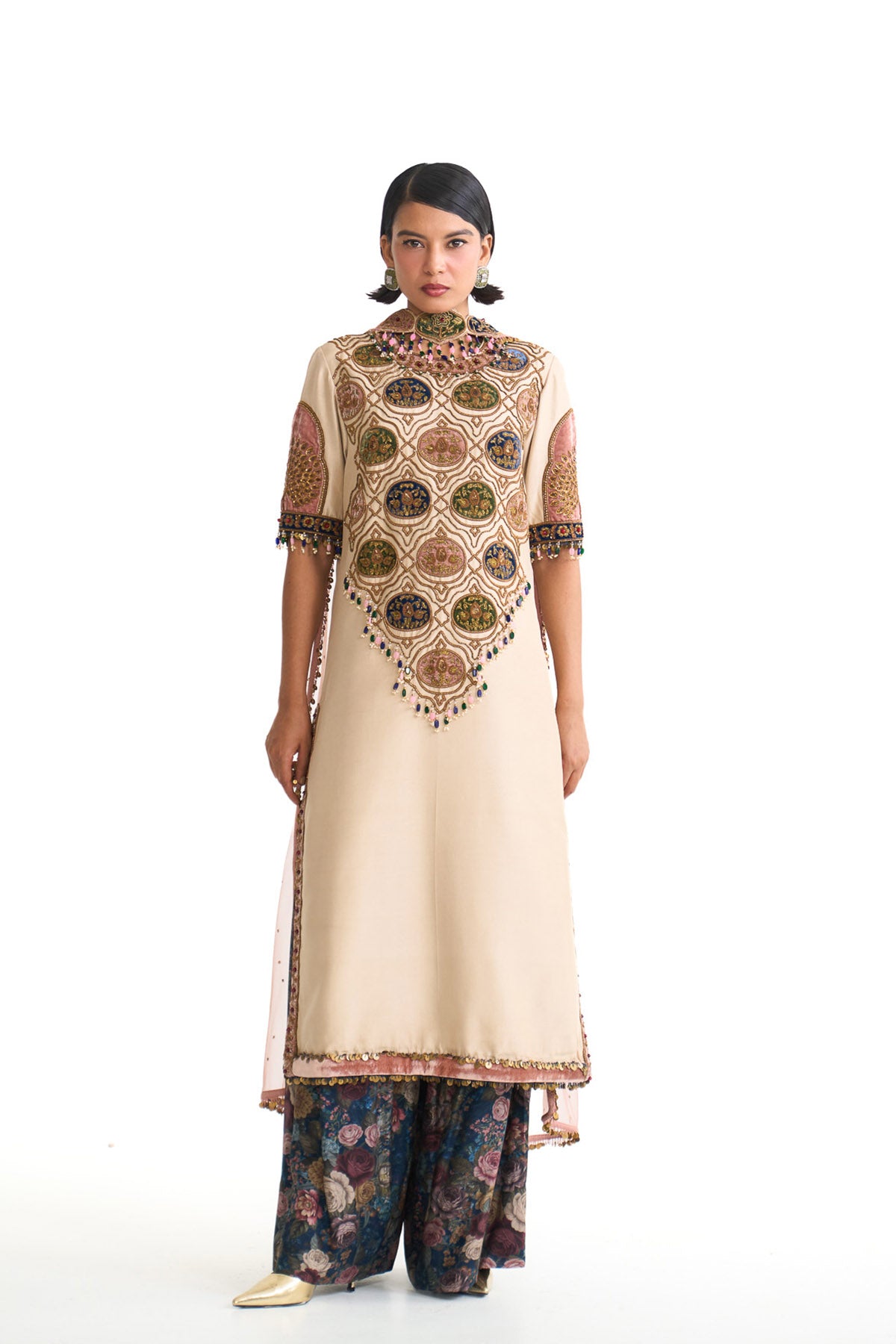 Royal vintage long suit set
