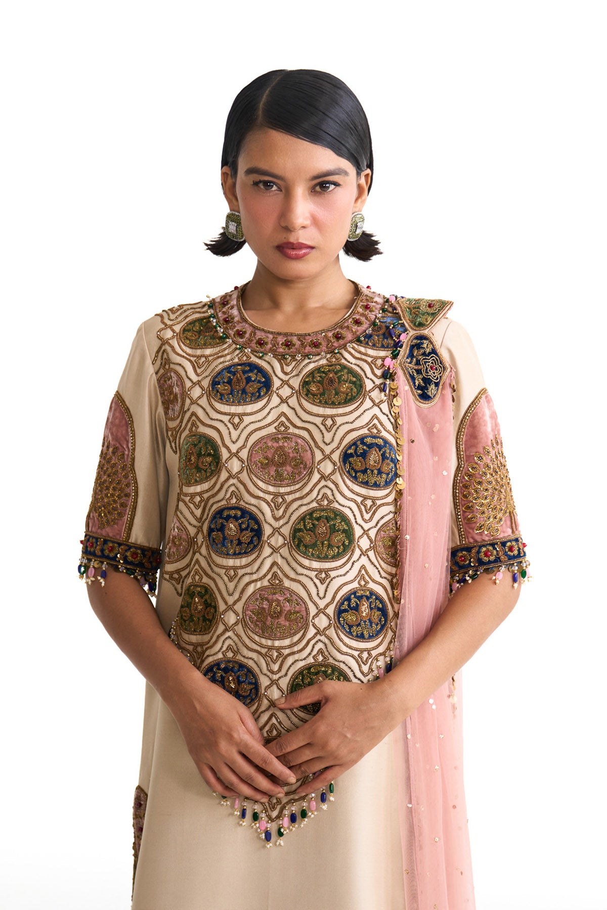 Royal vintage long suit set