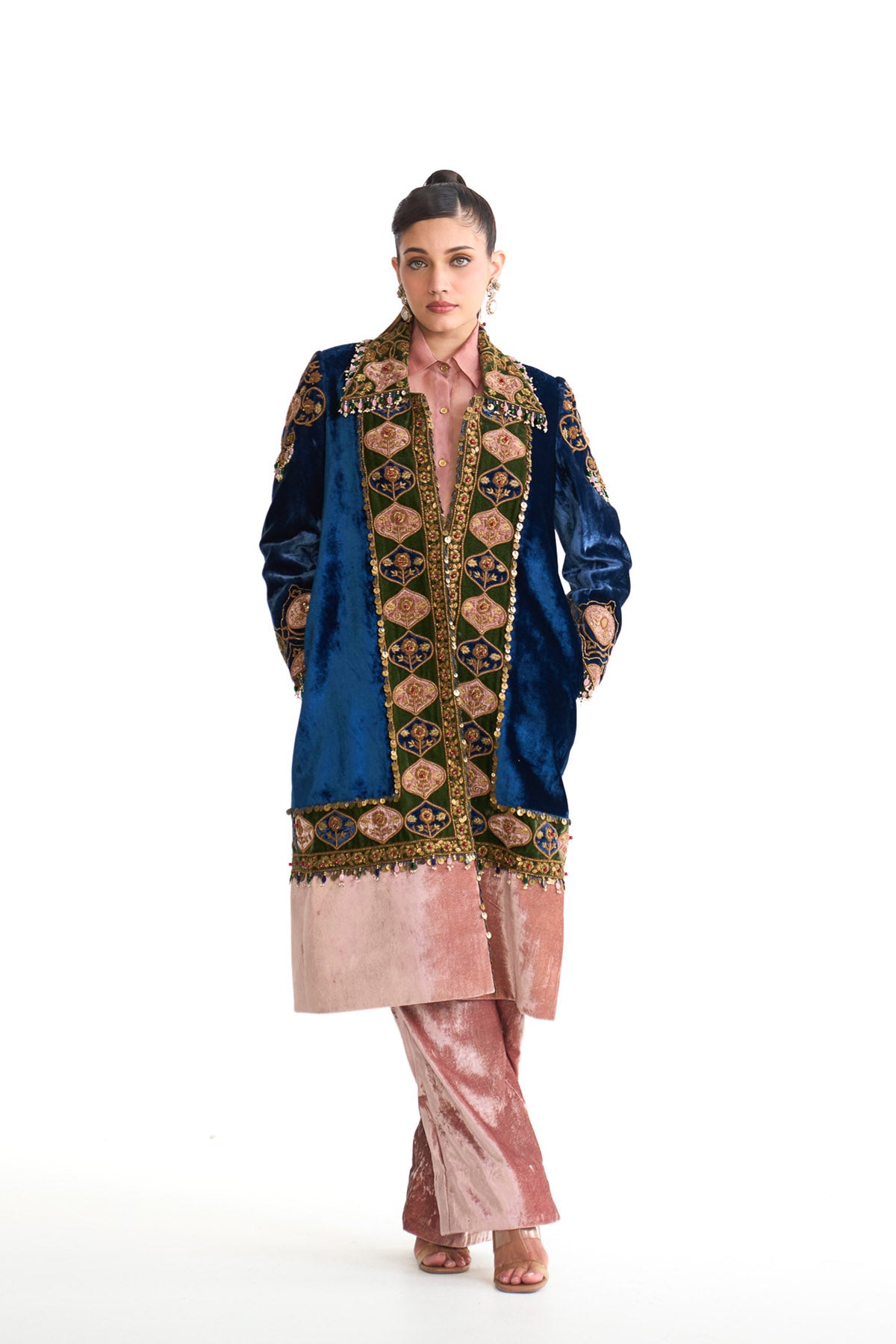 Royal vintage long jacket set